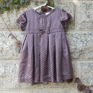 Satin chocolate colored dress